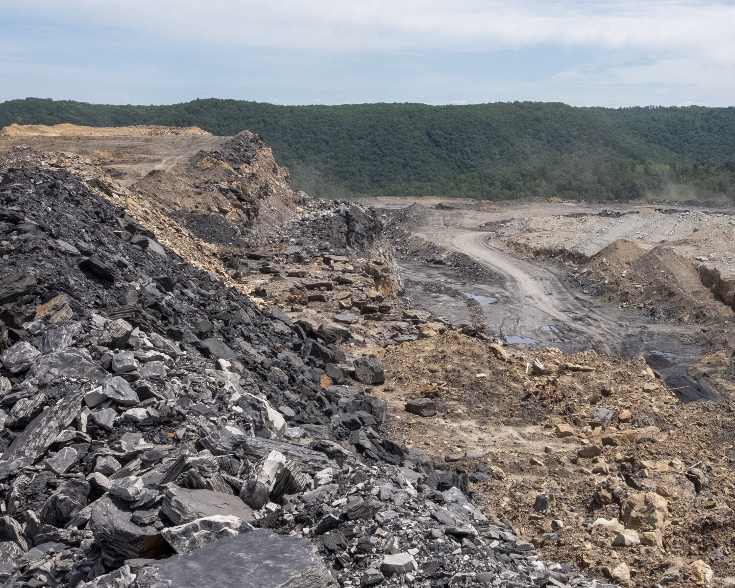  Surface mine, McDowell County, West Virginia. 