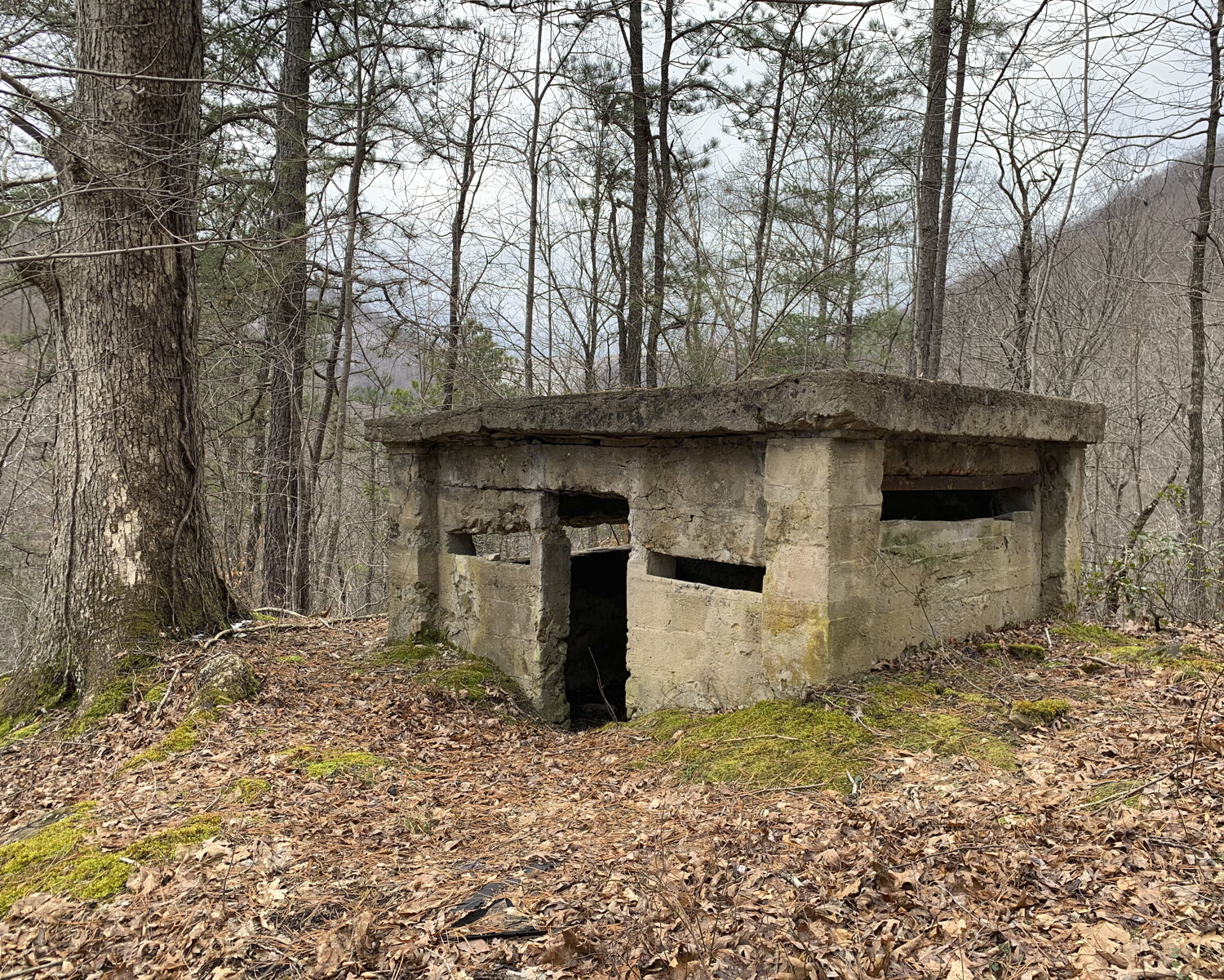  Mine Wars bunker, Cabin Creek, Kanawha County, West Virginia. 