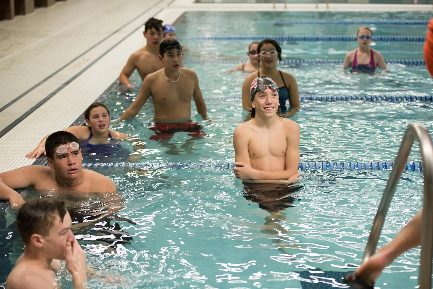 Bethel Regiona High School's FIRST swim team fall 2017