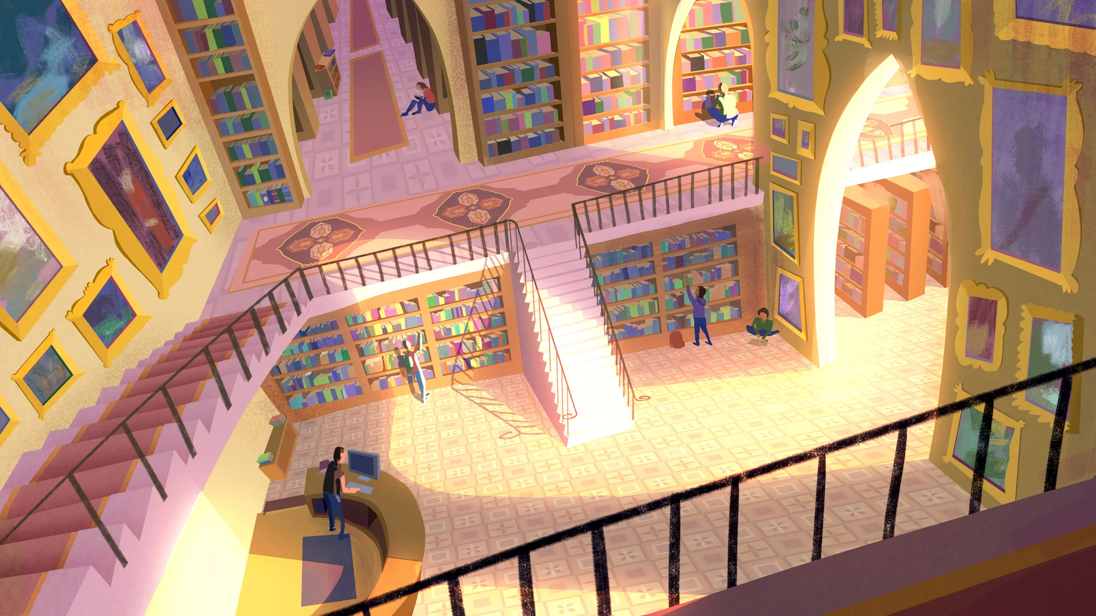 Public Library - Personal Painting