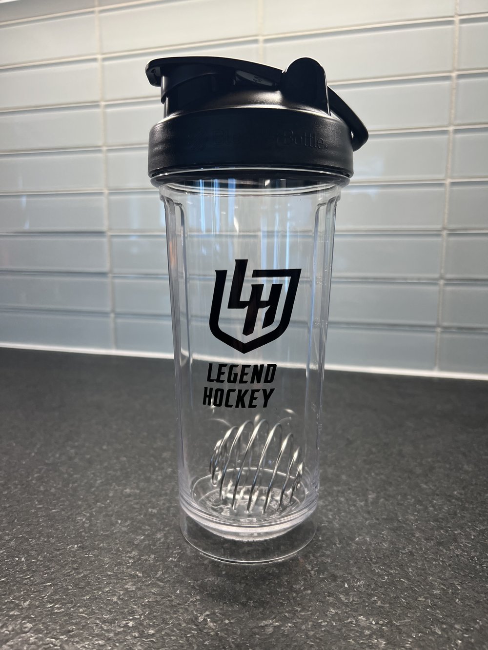 Legend Hockey Elite Blender Bottle (Clear) — Legend Hockey