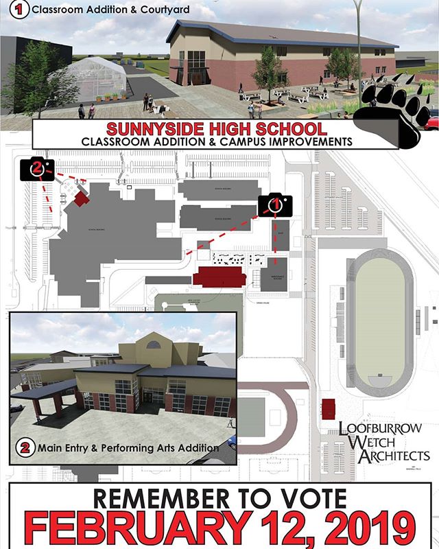 Sunnyside is going out for a Bond Vote February 12th, 2019! Support your schools and VOTE YES!