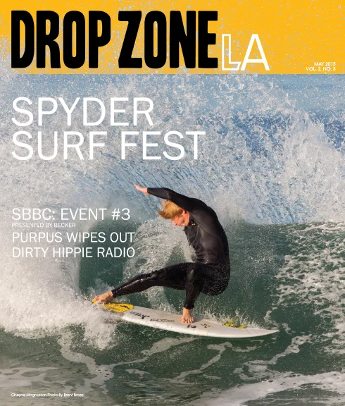 MAY 2015 - DROP ZONE MAGAZINE COVER, CHEYNE MAGNUSSON
