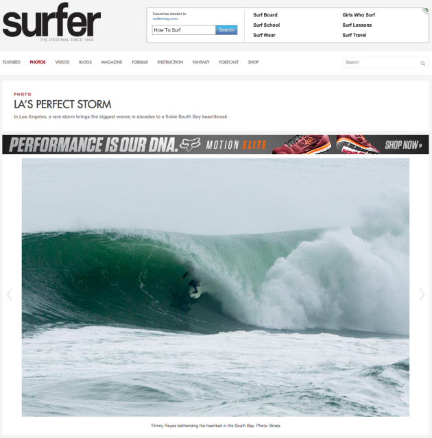 March 2, 2014 - Surfer Magazine, Timmy Reyes