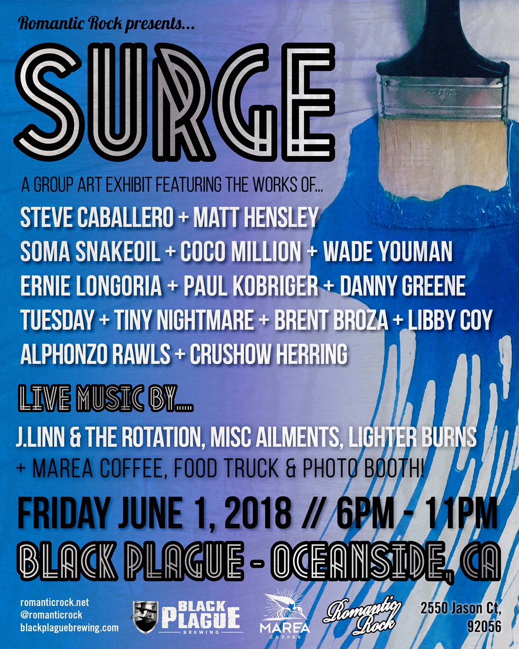 June 1, 2018 - SURGE Art Show, San Diego