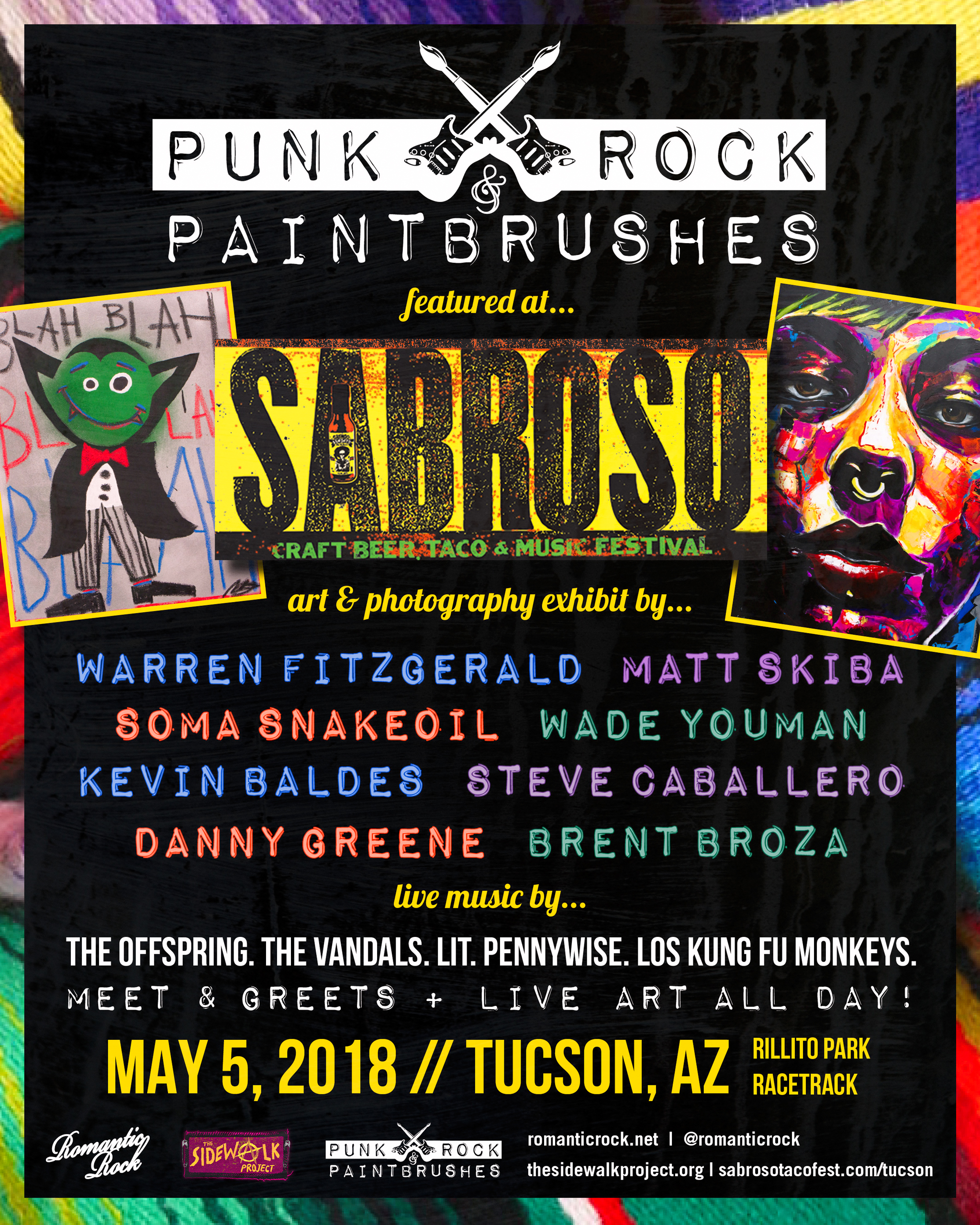 May 5, 2018 - SABROSO Music Festival Art & Photography Exhibit - Tuscon, AZ