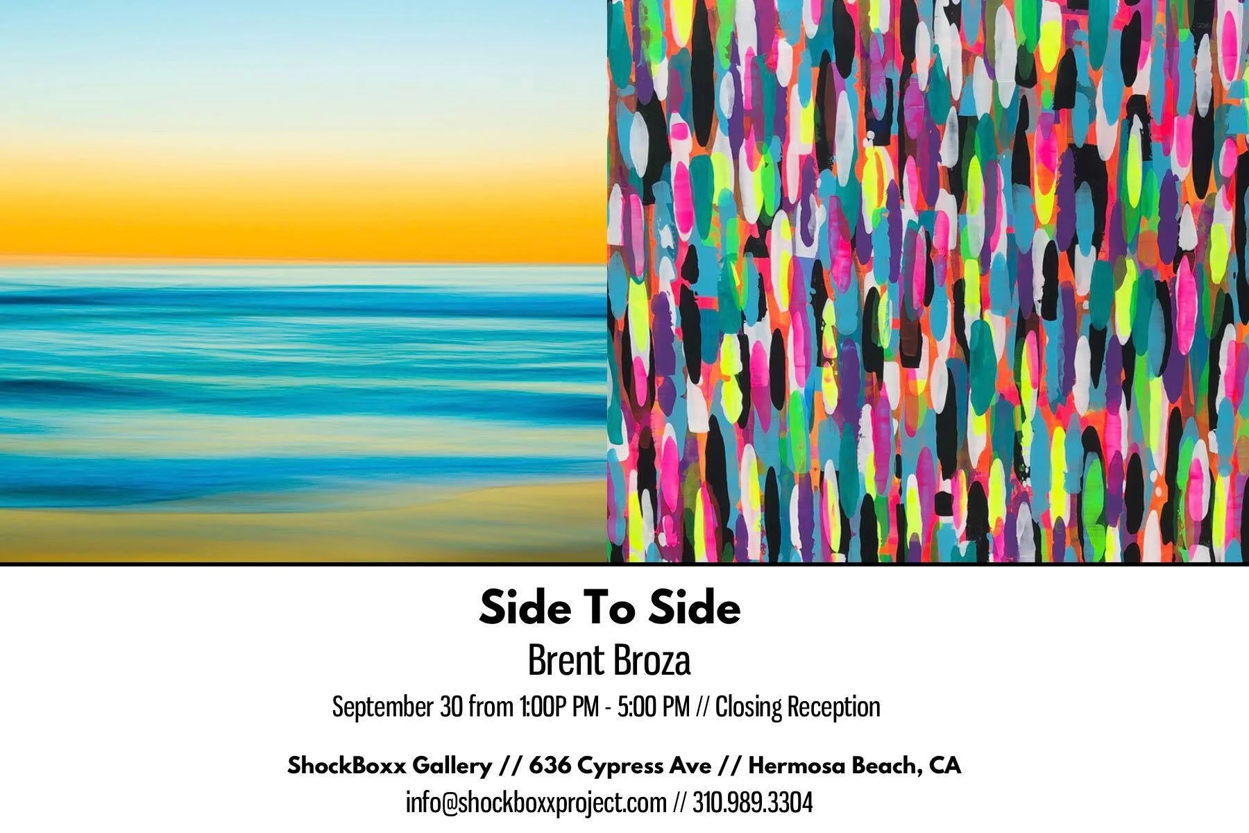 Brent Broza Art Show Closing Reception 9-30-18