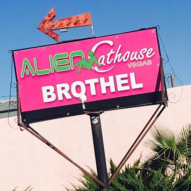 When you&rsquo;re talking about local road trips with a friend from the Midwest and you realize how...um, different...your home state is and that you&rsquo;ve taken pics of some weird stuff while driving around in the desert over the years.

#nevada 