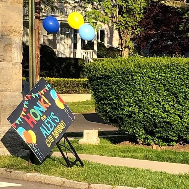 Happy 65th birthday to our neighbor Alex 🎈🎈🕊