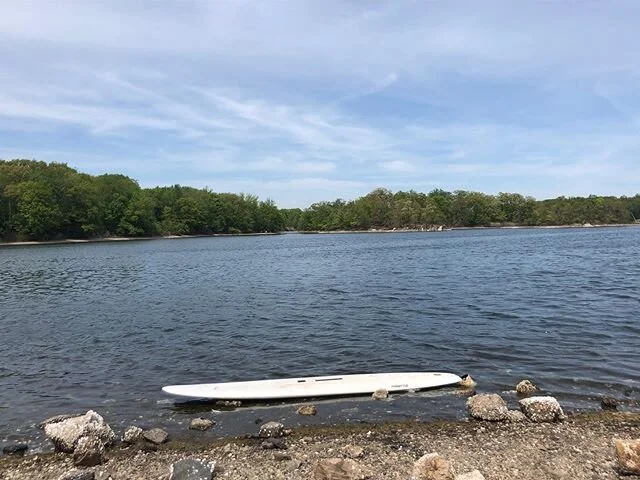 Two sisters raised in San Diego walk up to the Edith Read Wildlife Preserve and find...a lonely surfboard. You can take the girls away from the beach but you can&rsquo;t take the beach away from the girls. With @carmengeorgina 
#heyjuwemissyouandseey