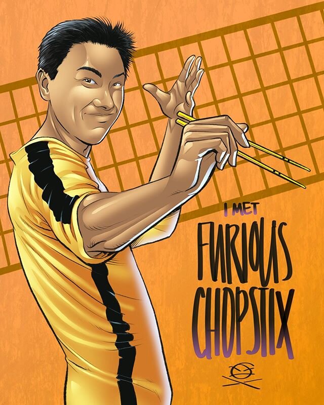 &ldquo; Be Water&rdquo; mr Furious Chopstix aka Kirby. #bewater #brucelee #furiouschopstix