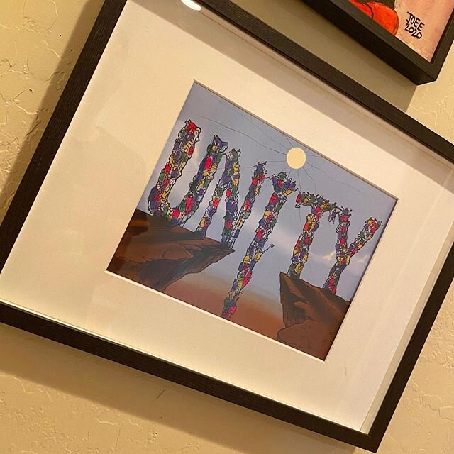&ldquo;UNITY&rdquo; framed print.