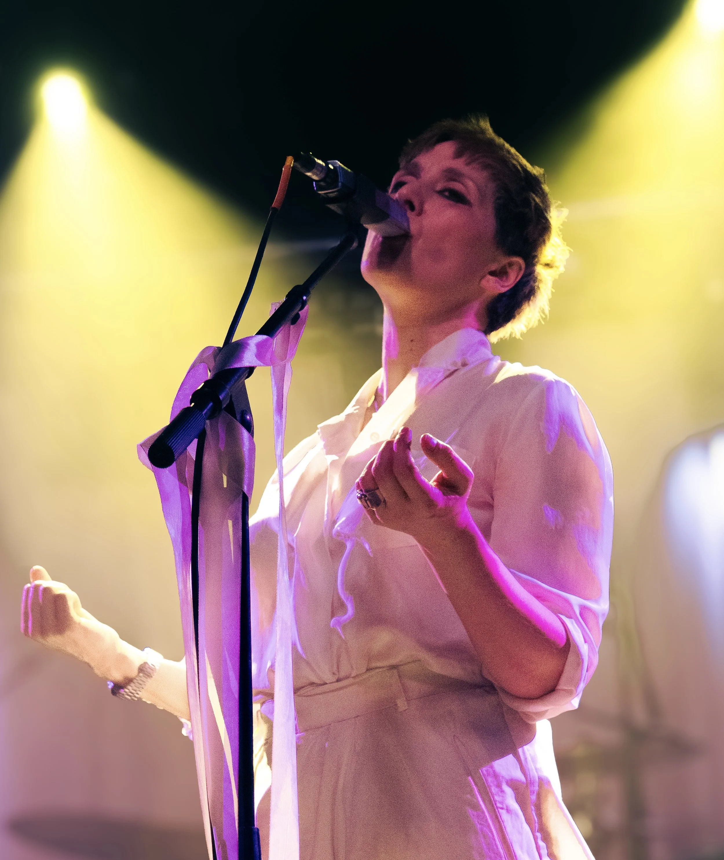 Cate Le Bon Takes The Stage In Milwaukee On A Below Freezing Friday Night 