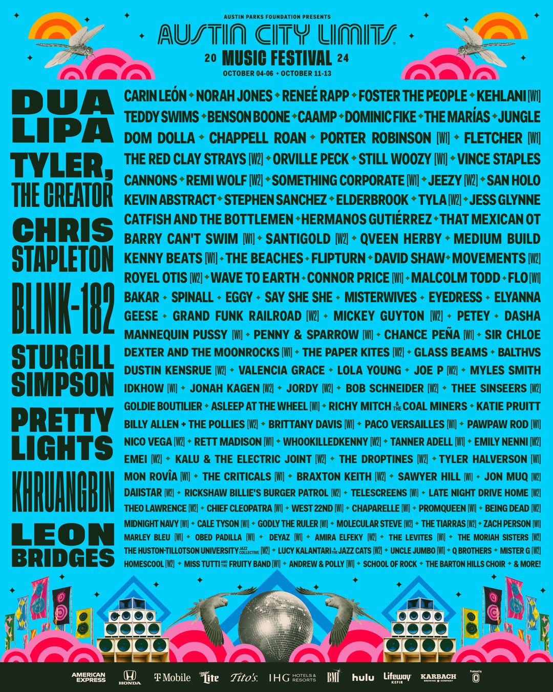 The 2024 Austin City Limits lineup has been revealed — Off the Record Press