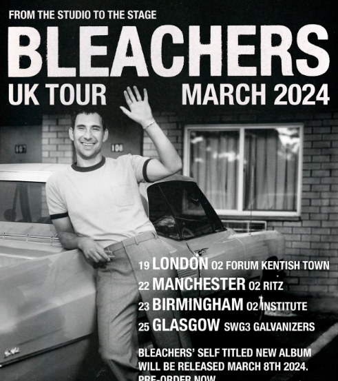 the bleachers on tour