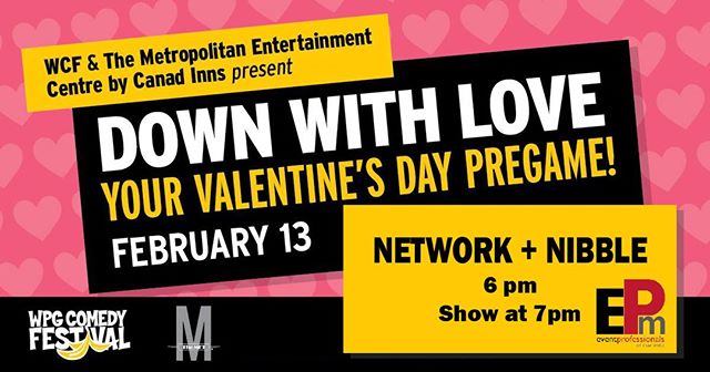 Tickets for our February Network + Nibble event are now available!
EPM member @themetwpg  is hosting us for their Down With Comedy event on January 13th.
Tickets available through Eventbrite, see link in our bio!

#eventprofessionalsmanitoba #epm #ev