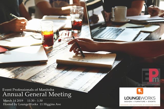 Registration is now open for our #AnnualGeneralMeeting
Join us for our year in review and to learn about our upcoming vision for 2019!
Hosted by @loungeworks with lunch provided by @UrbanPrairieCusine
⬆️Click the link in our bio to register today ⬆️ 