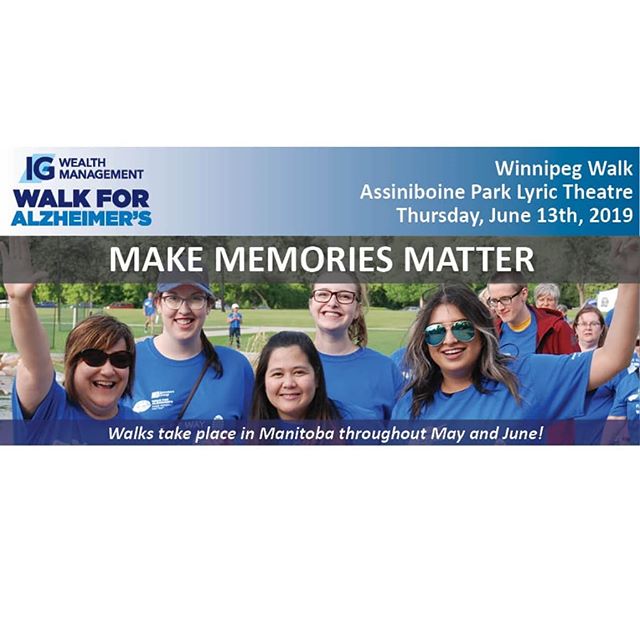 #MemberMonday

The Alzheimer's Society of Manitoba's #WalkForAlzheimers event takes place June 13th! Event registration is now live! 
Check out heir page &amp; website for more info @alzheimermb

#epmmember #epmanitoba #eventprofessionalsmanitoba  #w