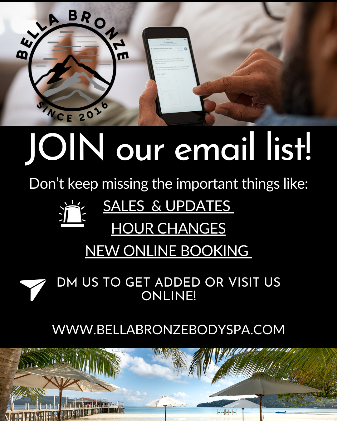 Bella Bronze Body Spa Kodiak Islands premier wellness spa