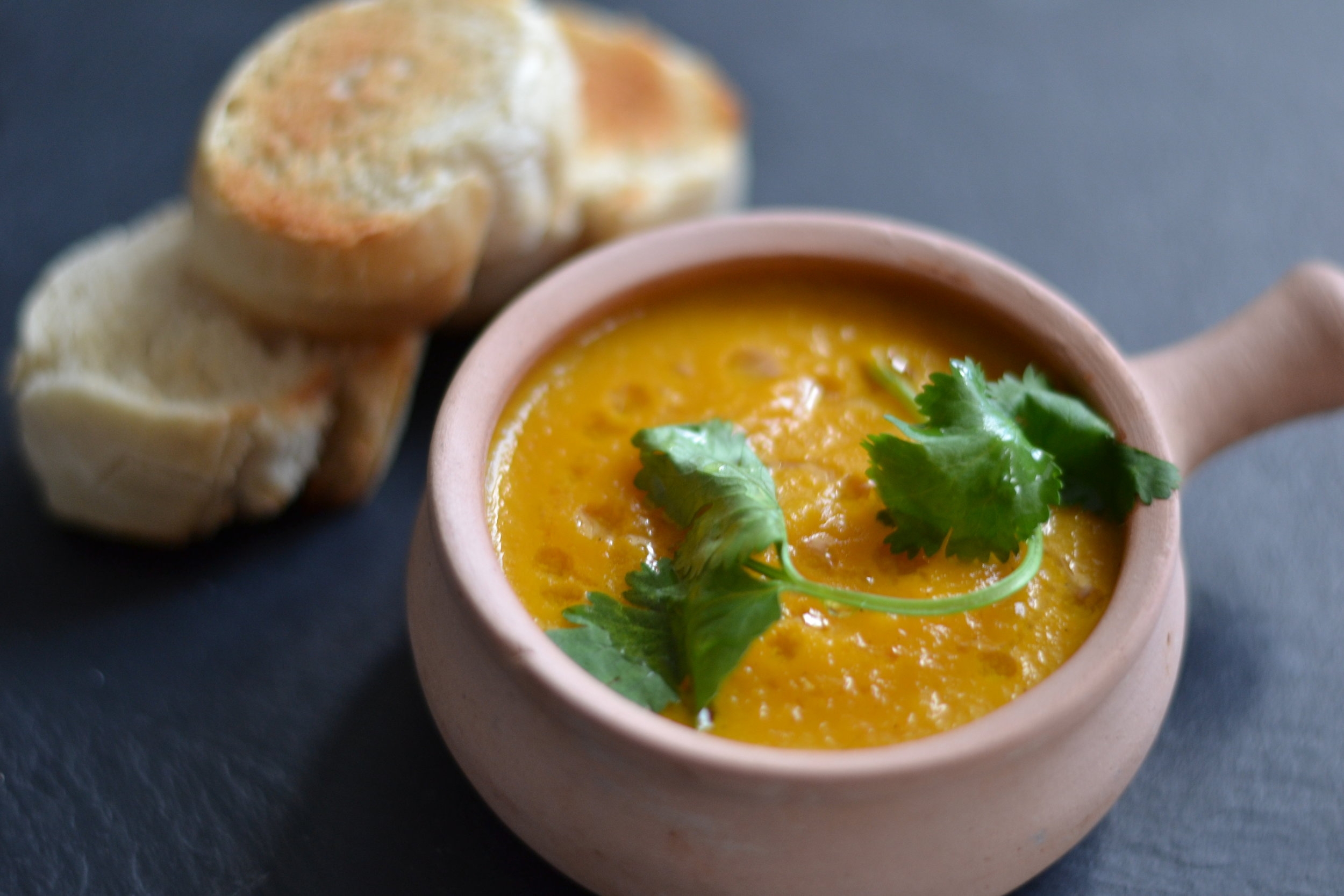 carrot & ginger soup