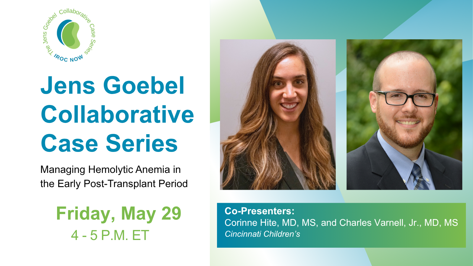 Jens Goebel Collaborative Case Series