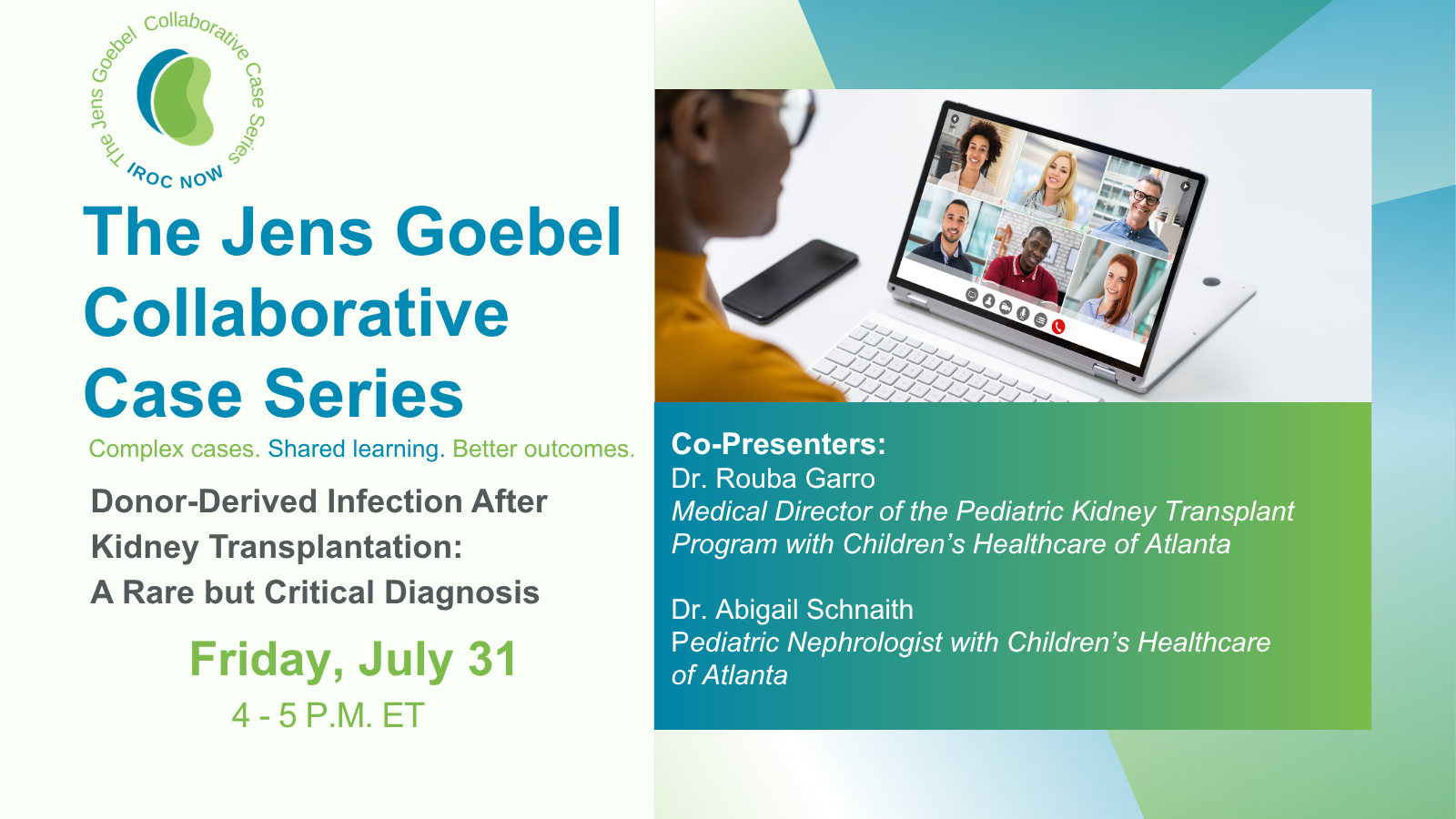 Jens Goebel Collaborative Case Series | July 2026