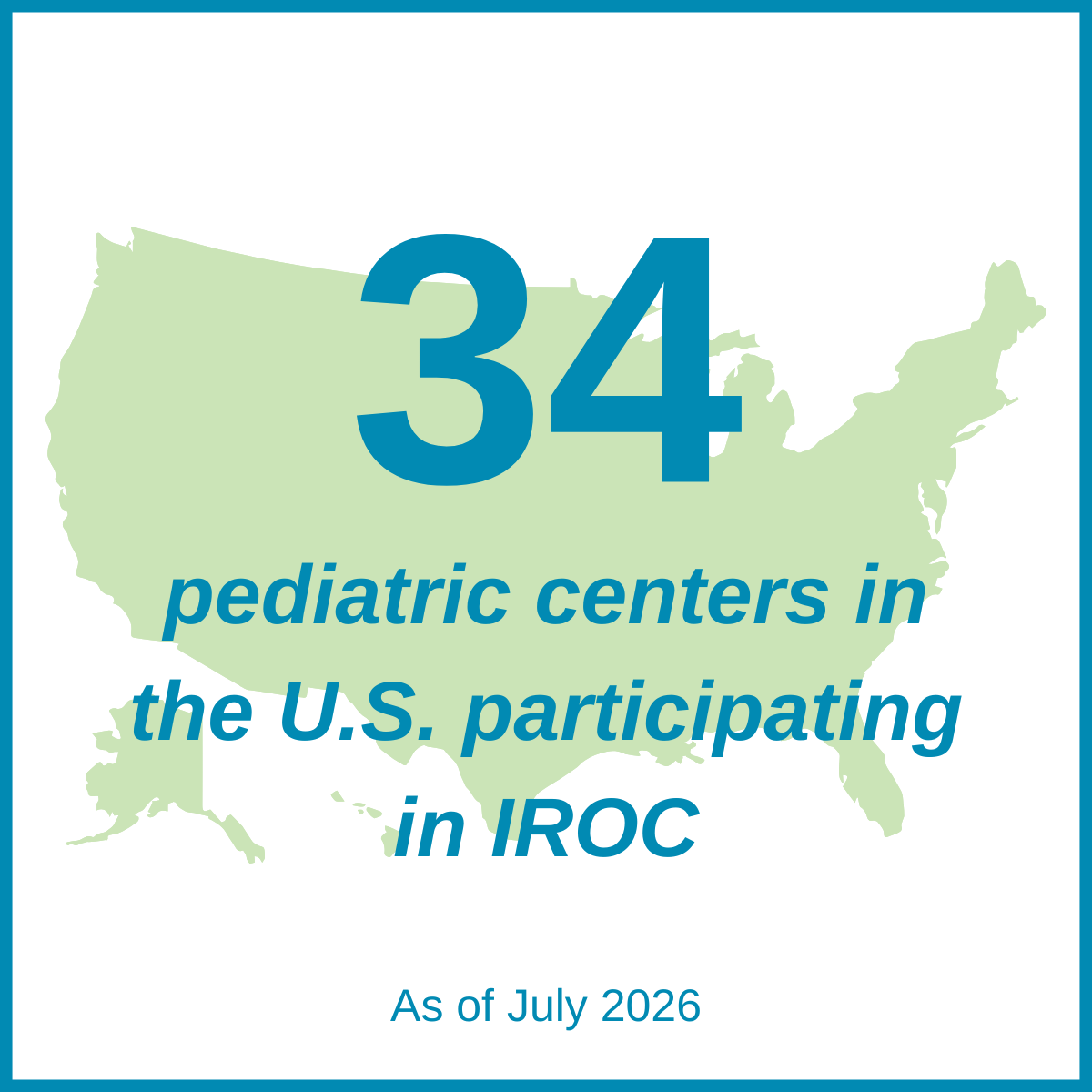 Number of centers participating in IROC