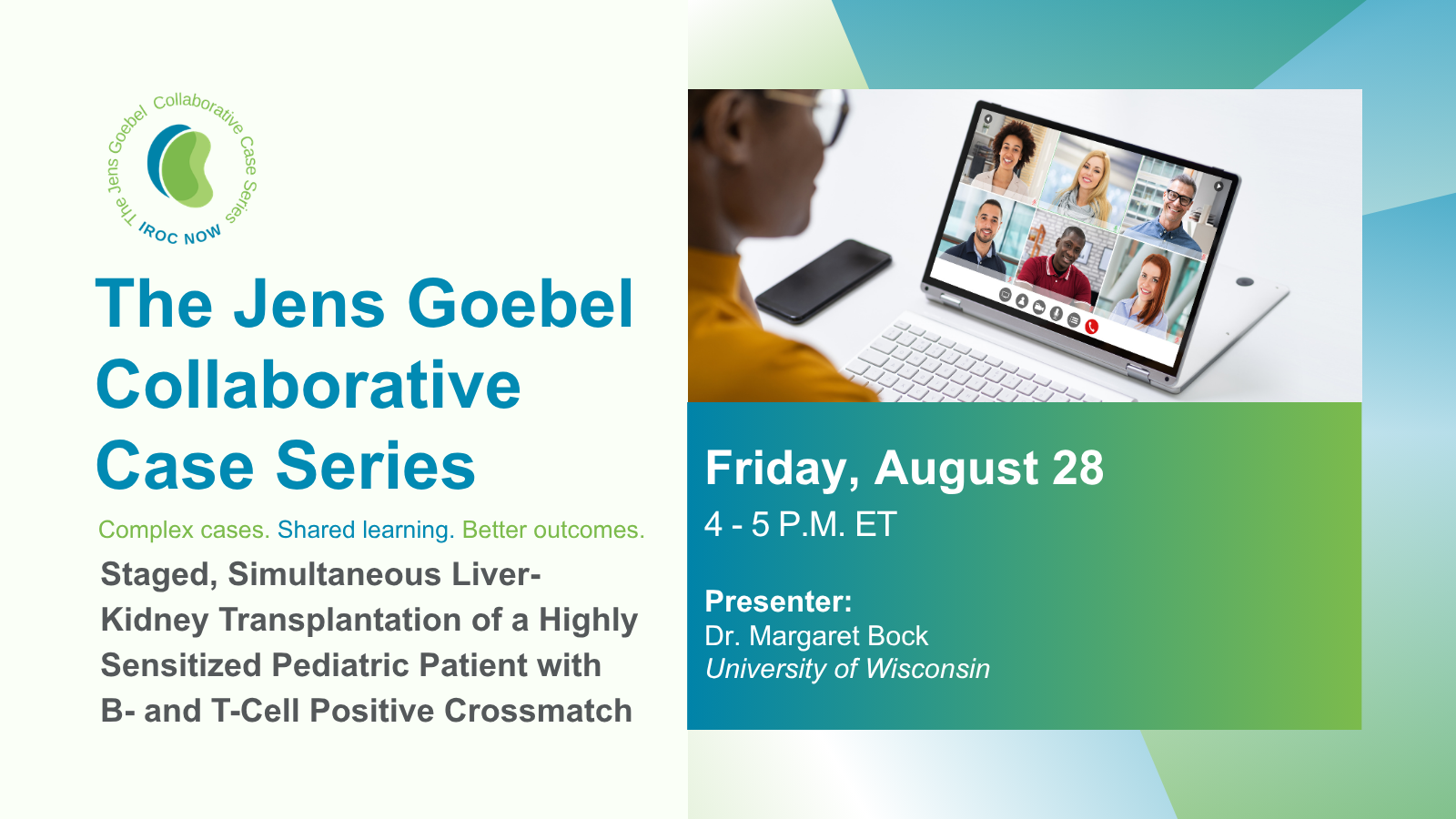 Jens Goebel Collaborative Case Series | August 2026