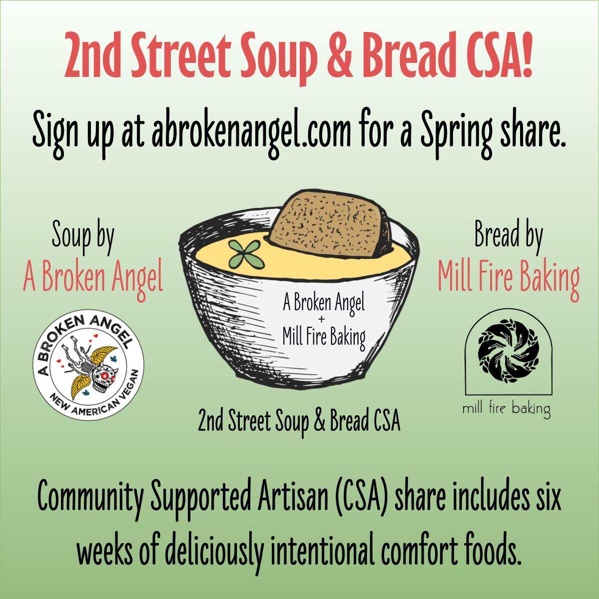 2nd Street Soup &amp; Bread CSA: Spring 2026