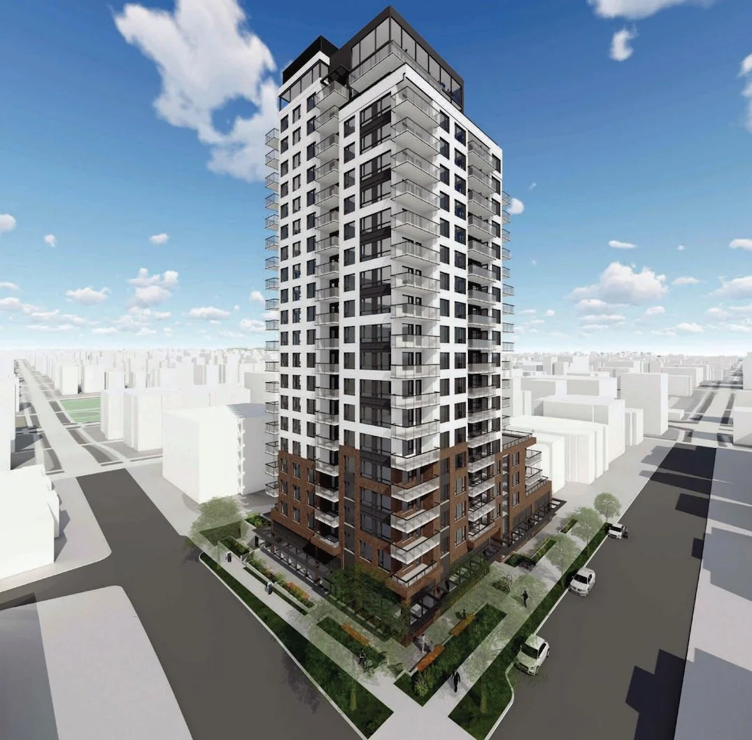 21-storey rental housing tower proposed near future Mount Pleasant SkyTrain