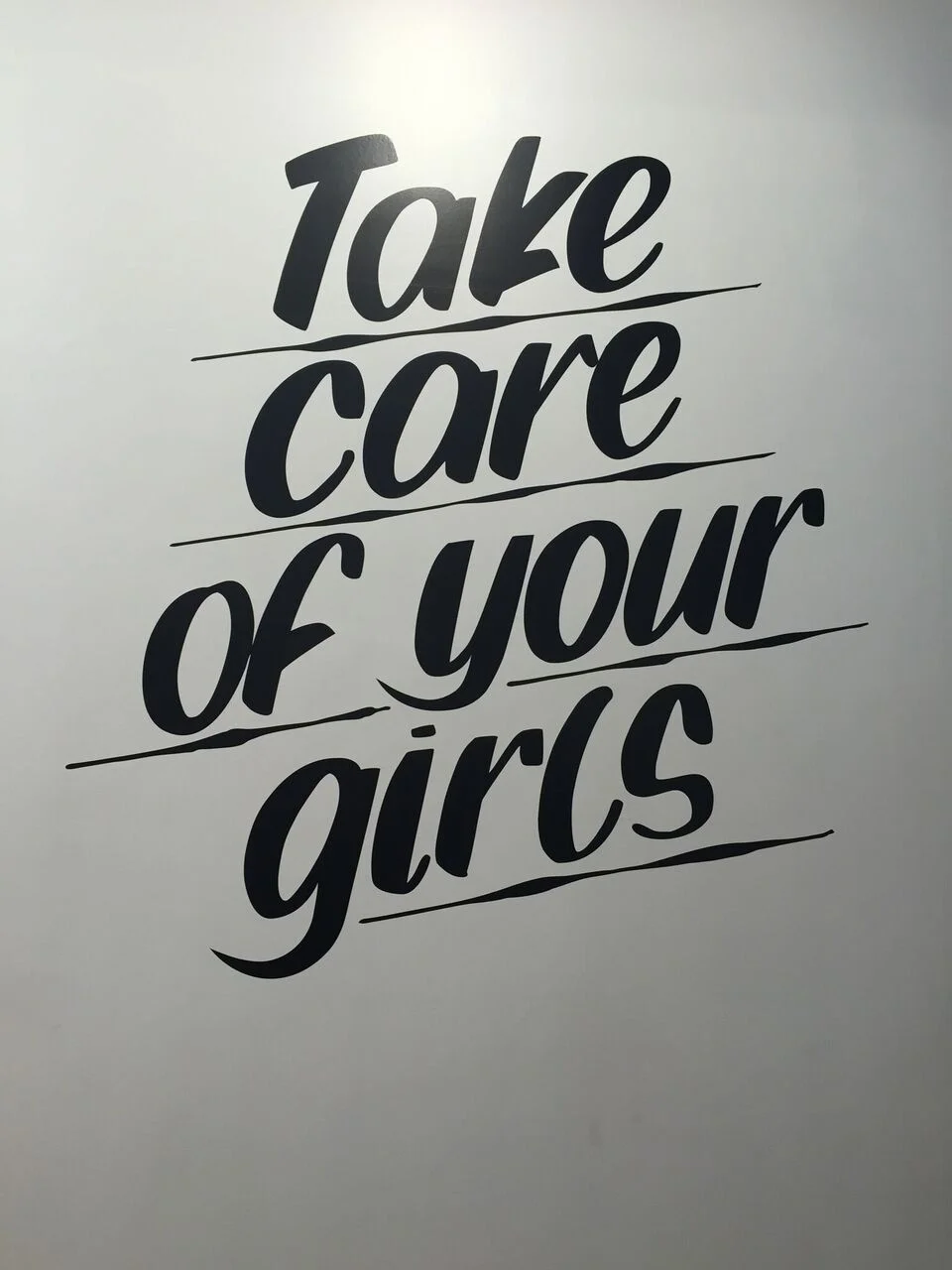 Temporary Artwork in the Flatiron Bandier Store painted by Baron Von Fancy