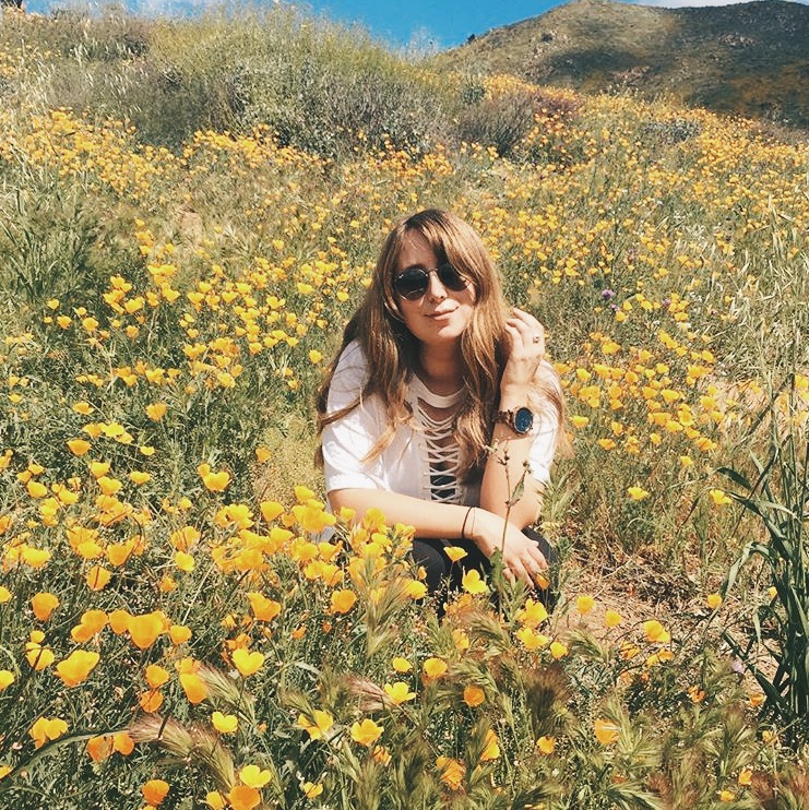 I sported my JORD watch on my most recent trip to LA. I was hiking in a field of poppies and my Zebrawood & Navy faced watch stood out in the field of yellow flowers. I love that bright Navy watch face, is such a different look from other watches I have had.