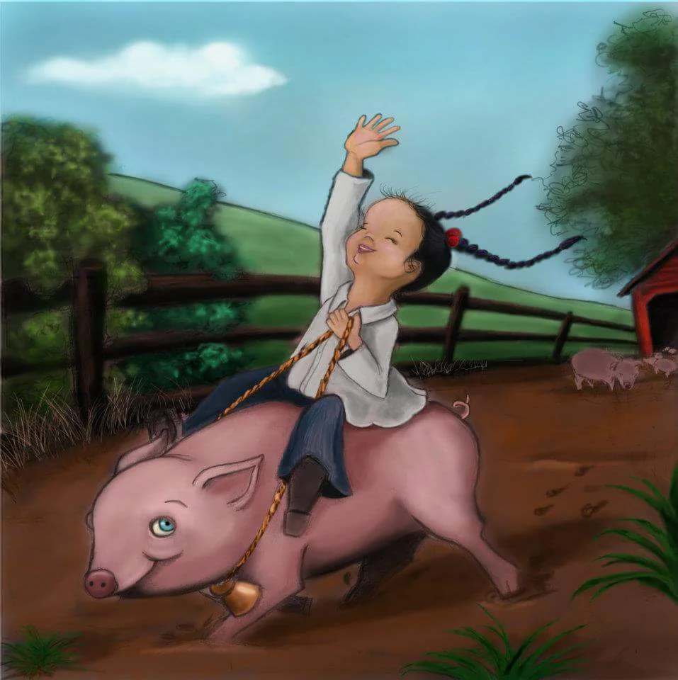 Piggy Series - Riding Pig
