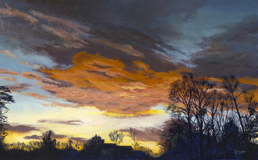 Winter Dawn Over Fredericksburg (SOLD)