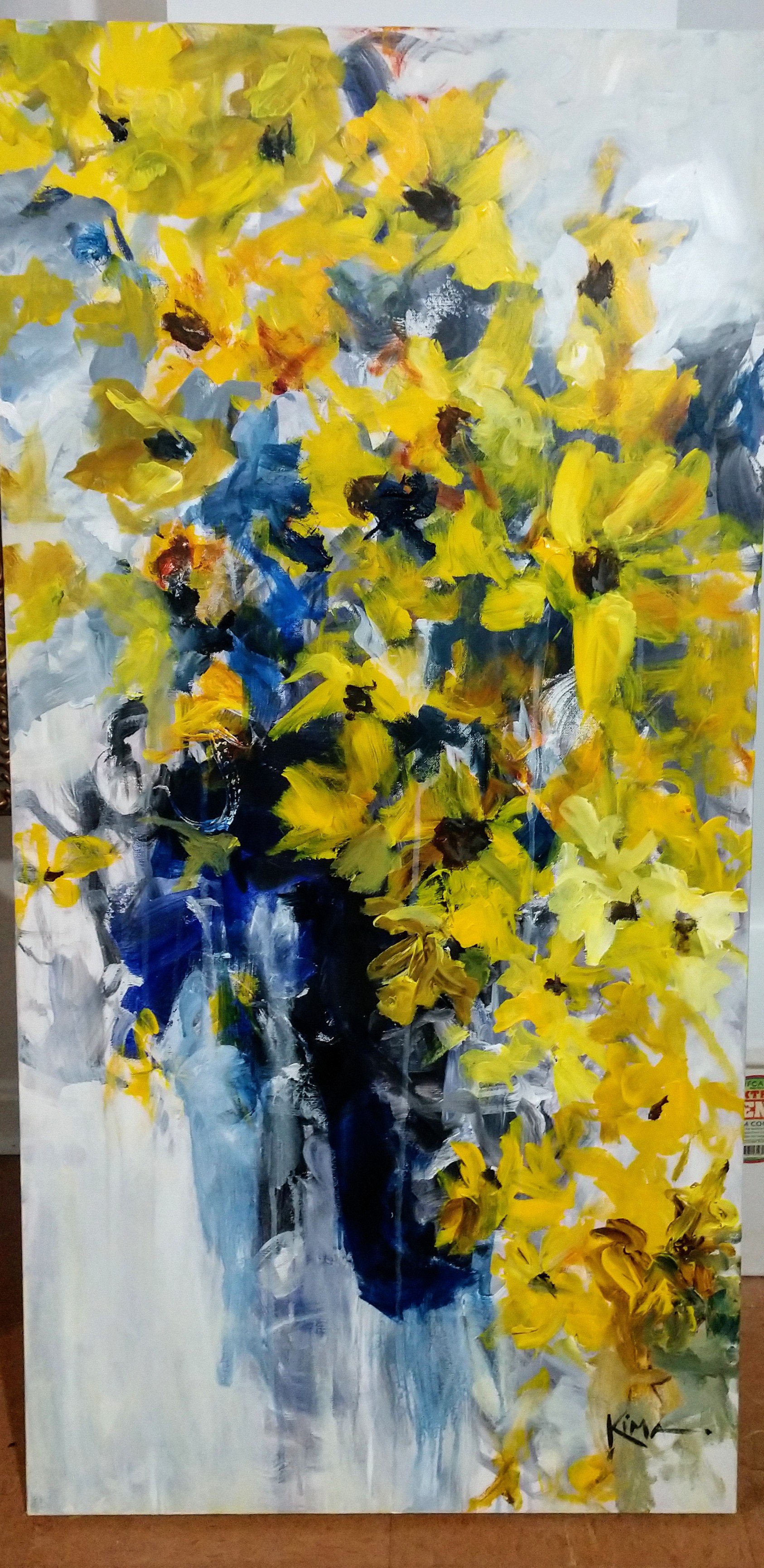Abstract Yellow Floral