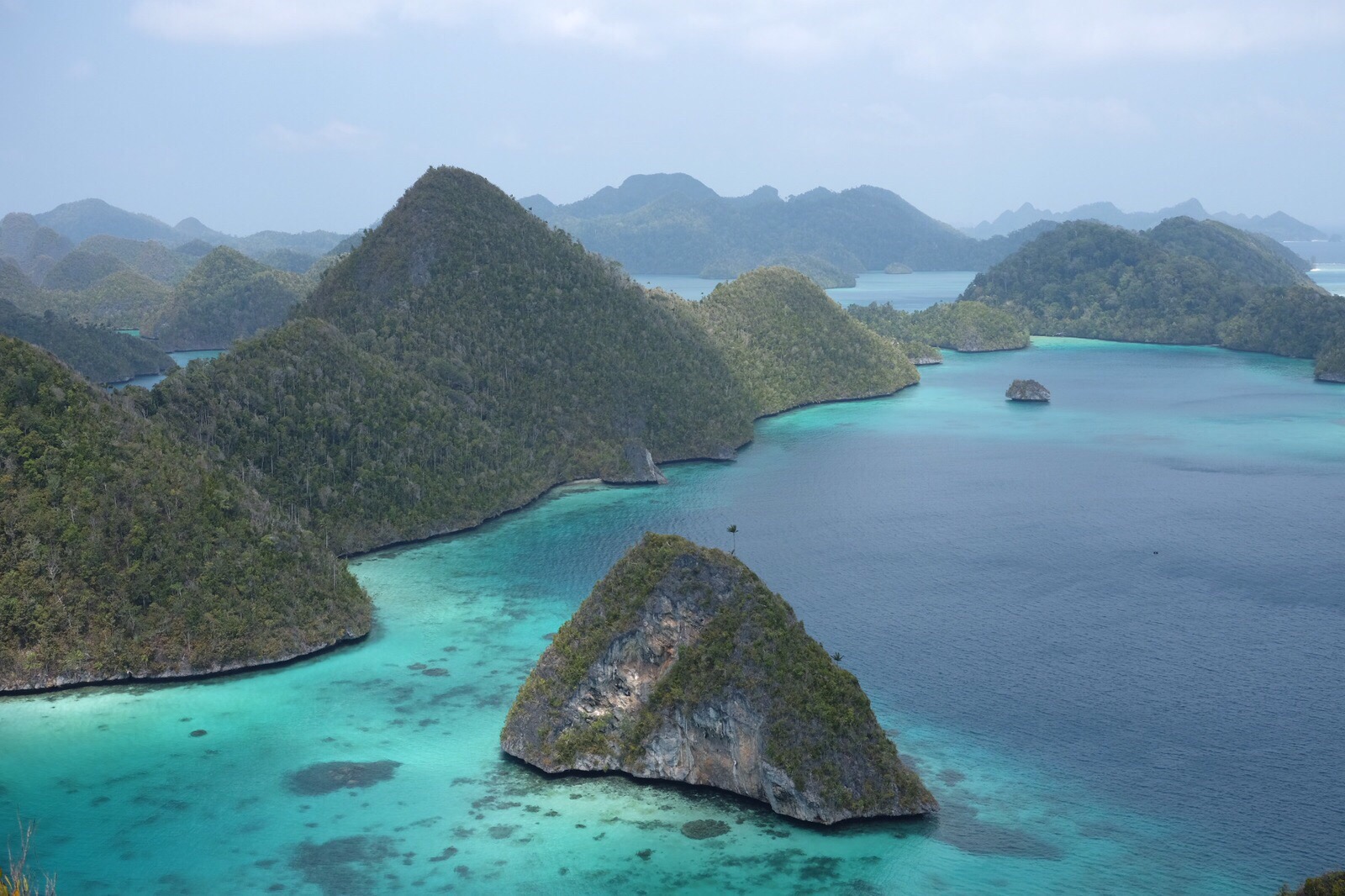 View of an array of Karst Islands