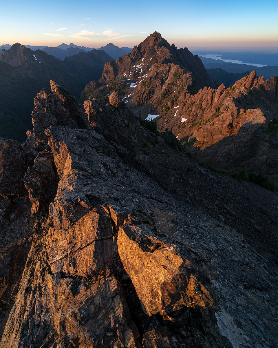 Sunset Ridge — Olympic National Park, Washington, USA. Although this is a relatively popular day-hike, it was probably the “closest” wildlife encounter I’ve had on any of my hikes. Until recently, this area to be overrun with mountain goats, an