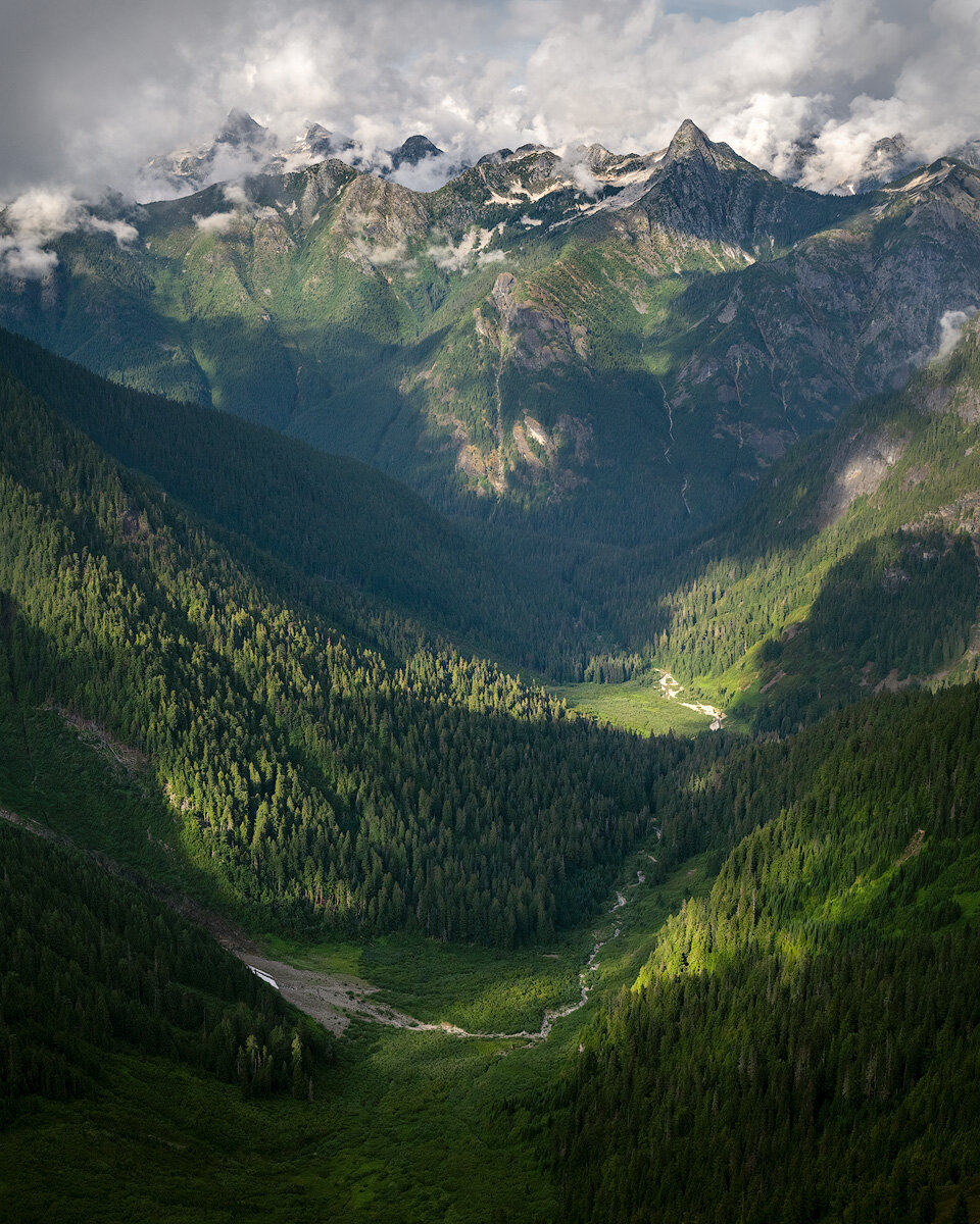 American Alps — Mt. Baker-Snoqualmie National Forest, Washington, USA. Taken during my first solo backpacking trip ever, and also my single best day of photography, this image is a reminder to me of why they refer to the North Cascade mountains