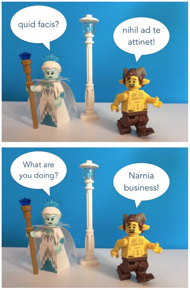 Not everything is better in Latin…