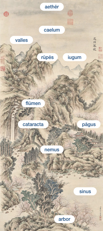 Dong Bangda, Spring in Peach Blossom Land (18th C Hanging Scroll)