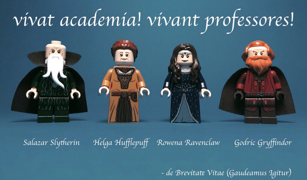 vivat academia! vivant professores! ~ the four founders of Hogwarts ~