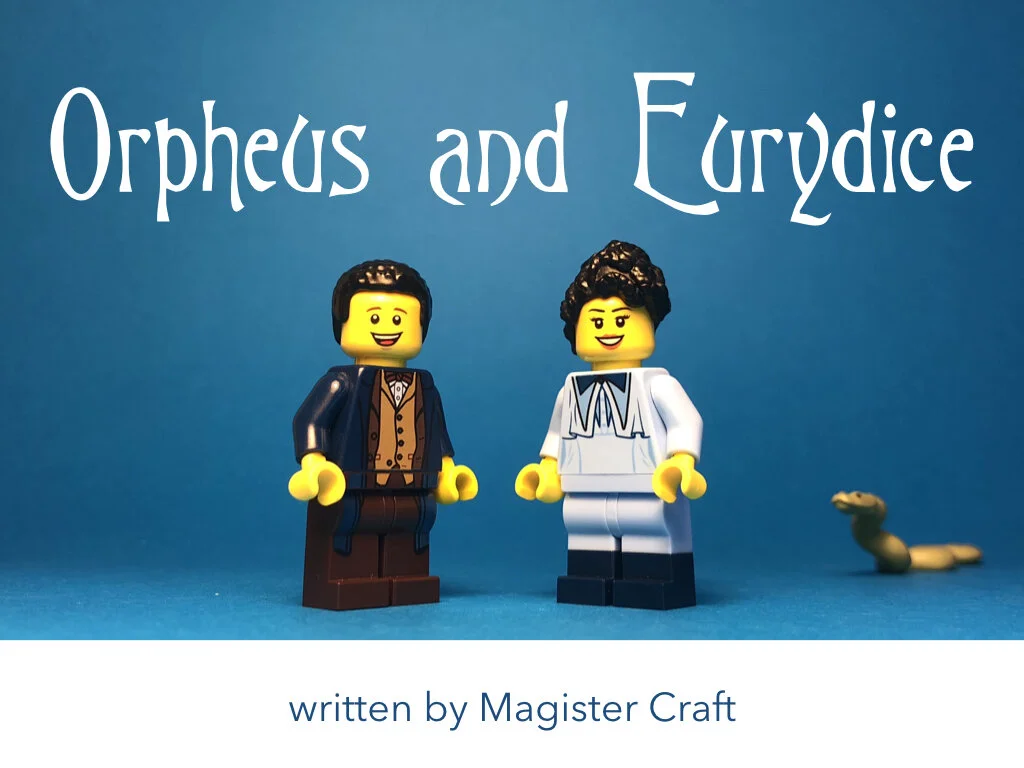  This is a  version of story of Orpheus and Eurydice story here told in novice-intermediate level Latin. It was written by Magister Craft, to accompany one of his brilliant videos. Follow this link to watch the film : https://youtu.be/F-bvcHTbz7E 