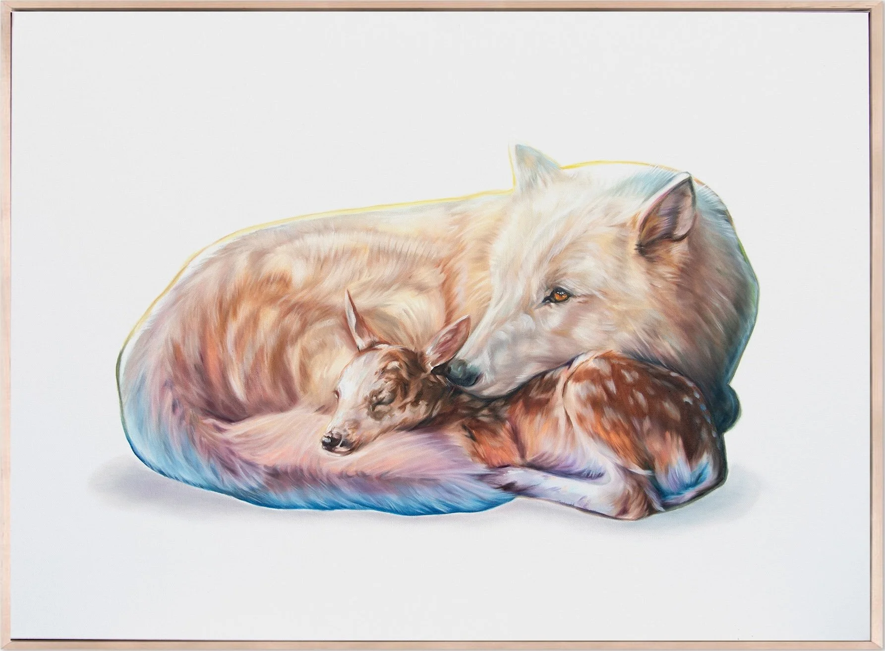 'Shades of Safe', oil on canvas, 40x30, 2026