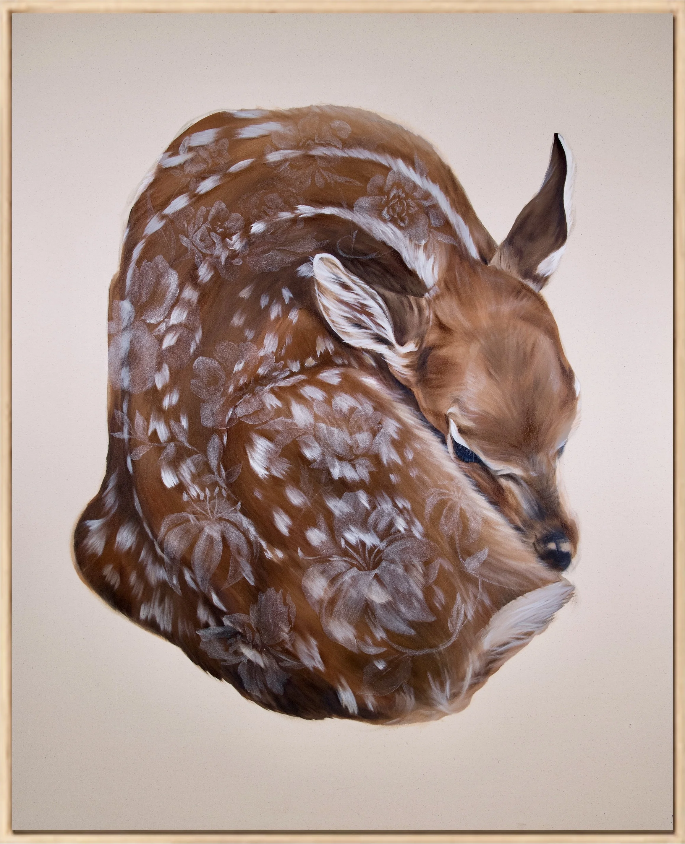 'Longing for Peace', oil on canvas, 42x52, 2025