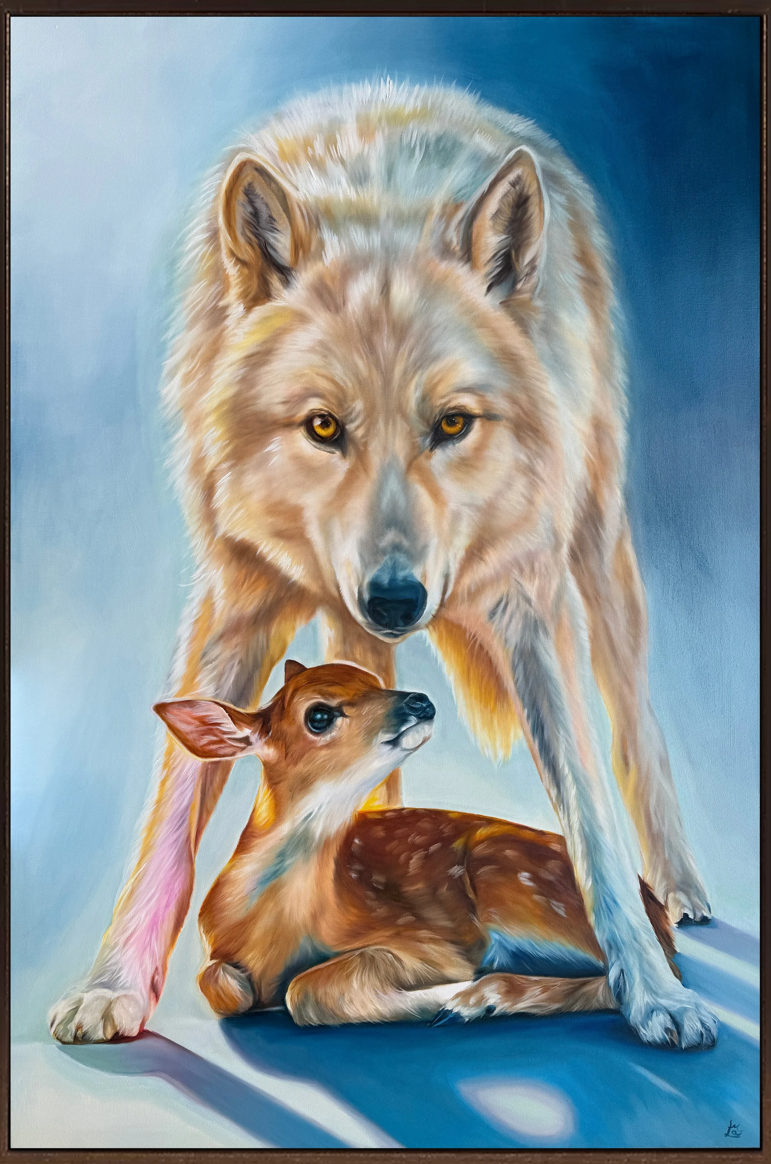 'Beneath Her', oil on canvas, 40x60, 2026
