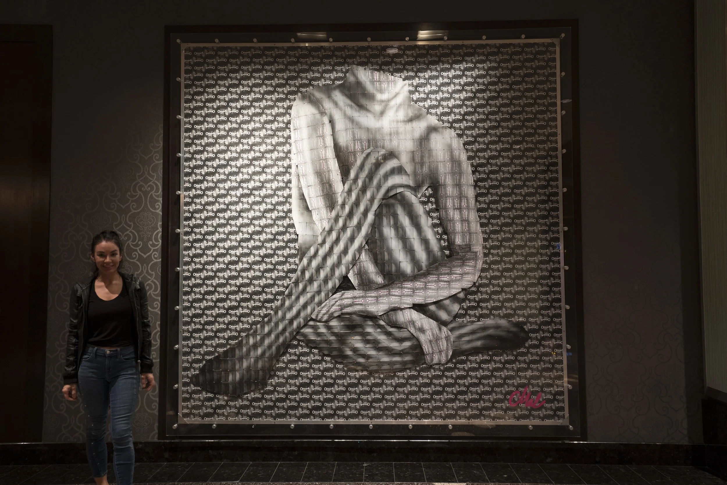 Las Vegas, NV - The Cosmopolitan of Las Vegas (keycards/metal wire/aerosol)