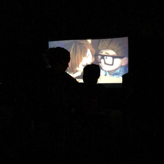 Homecoming 2017 is underway! Outdoor movie! #cRhomecoming