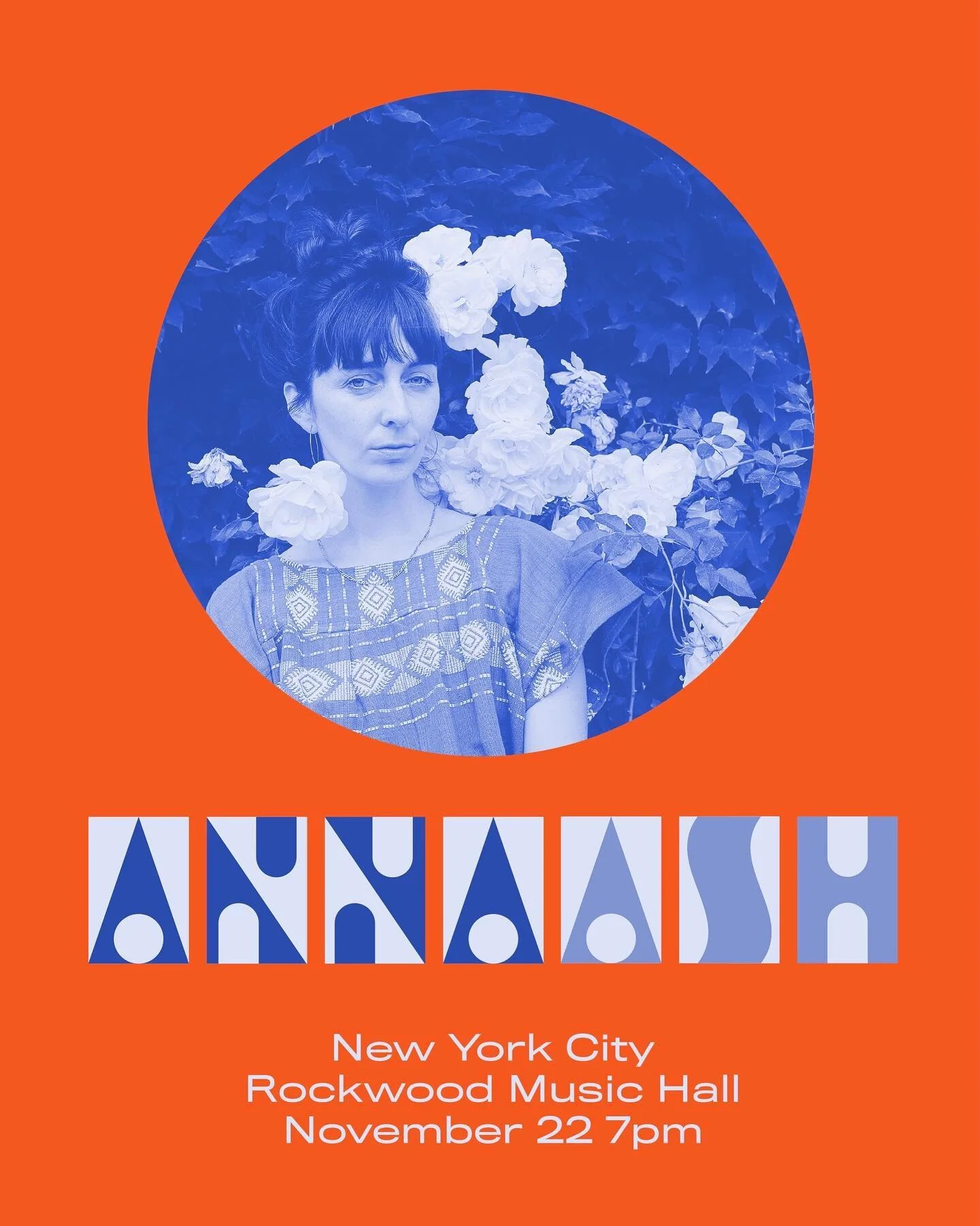 Hello New York! I am in you and can&rsquo;t wait to play for you November 22nd at @rockwoodmusichall ~&bull;&bull;&bull;~ early show, doors at 6, I play at 8 ~&bull;&bull;&bull;~ new songs, old songs, essential oil candles. 🎟 link in bio.
&bull;
Thank you @mallory_anita for another beaut of a poster design &amp; @woman_believer for the 📸