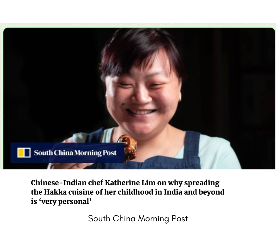 Kolkata based Hakka Chinese Chef Katherine Lim in South China Morning Post