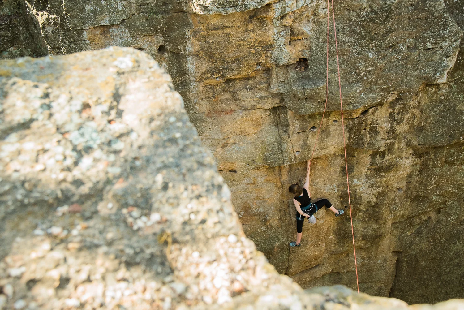 Tribal Video | Mineral Wells Climbing Hand in Chalk Bag